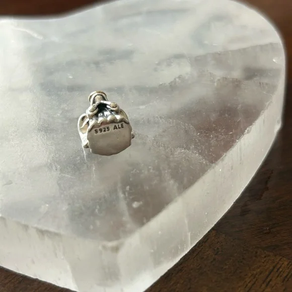 Two tone angel charm Pandora - Picture 4 of 4